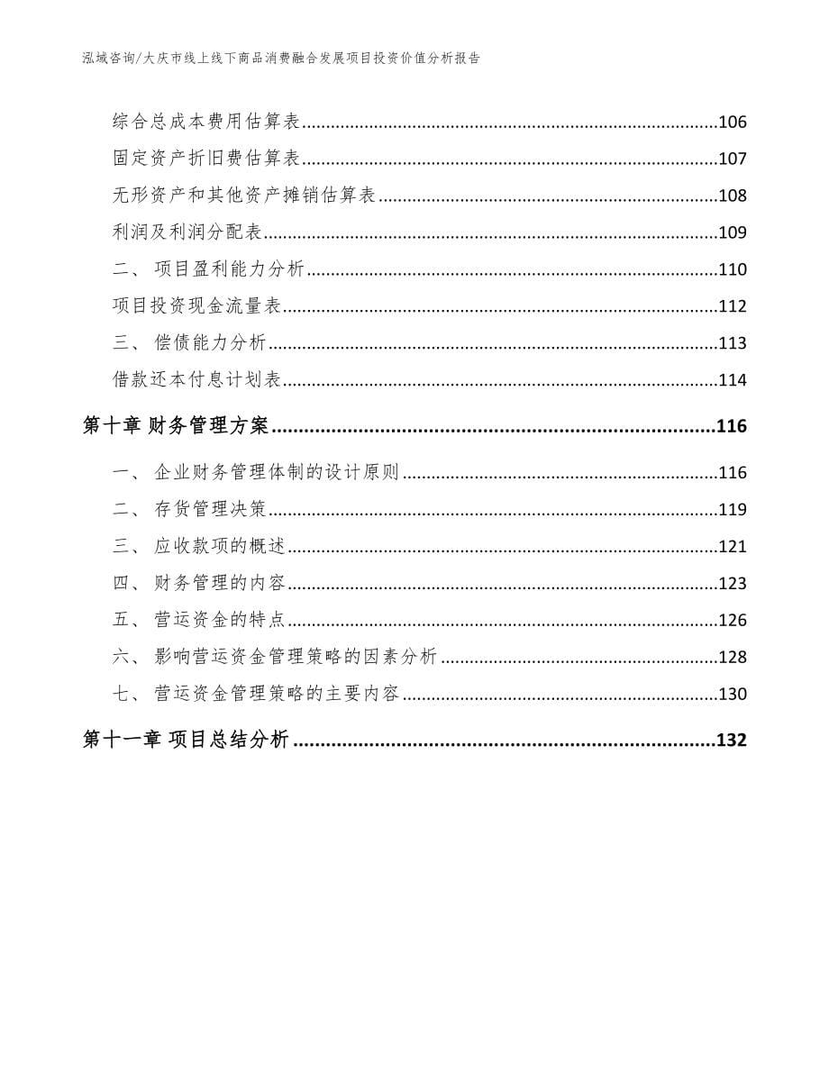 大庆市线上线下商品消费融合发展项目投资价值分析报告参考模板_第5页