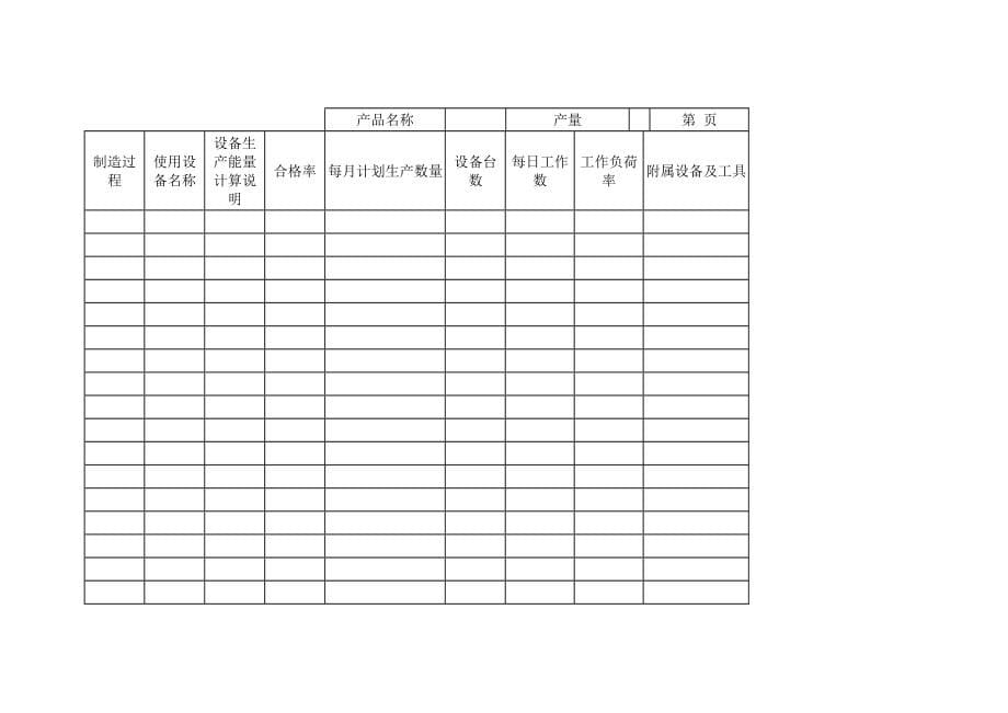 生产管理表格44个_第5页