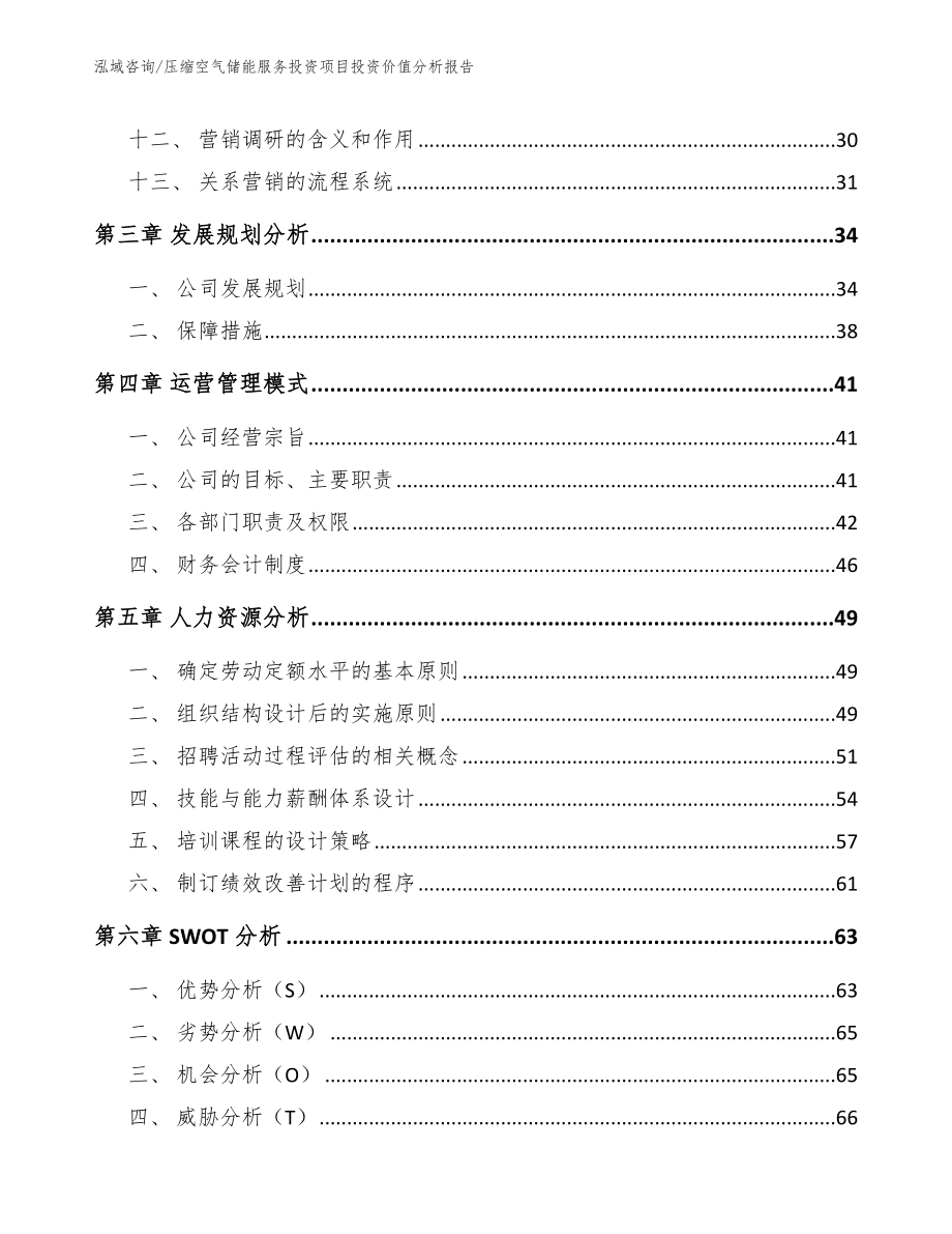 压缩空气储能服务投资项目投资价值分析报告（模板范文）_第2页