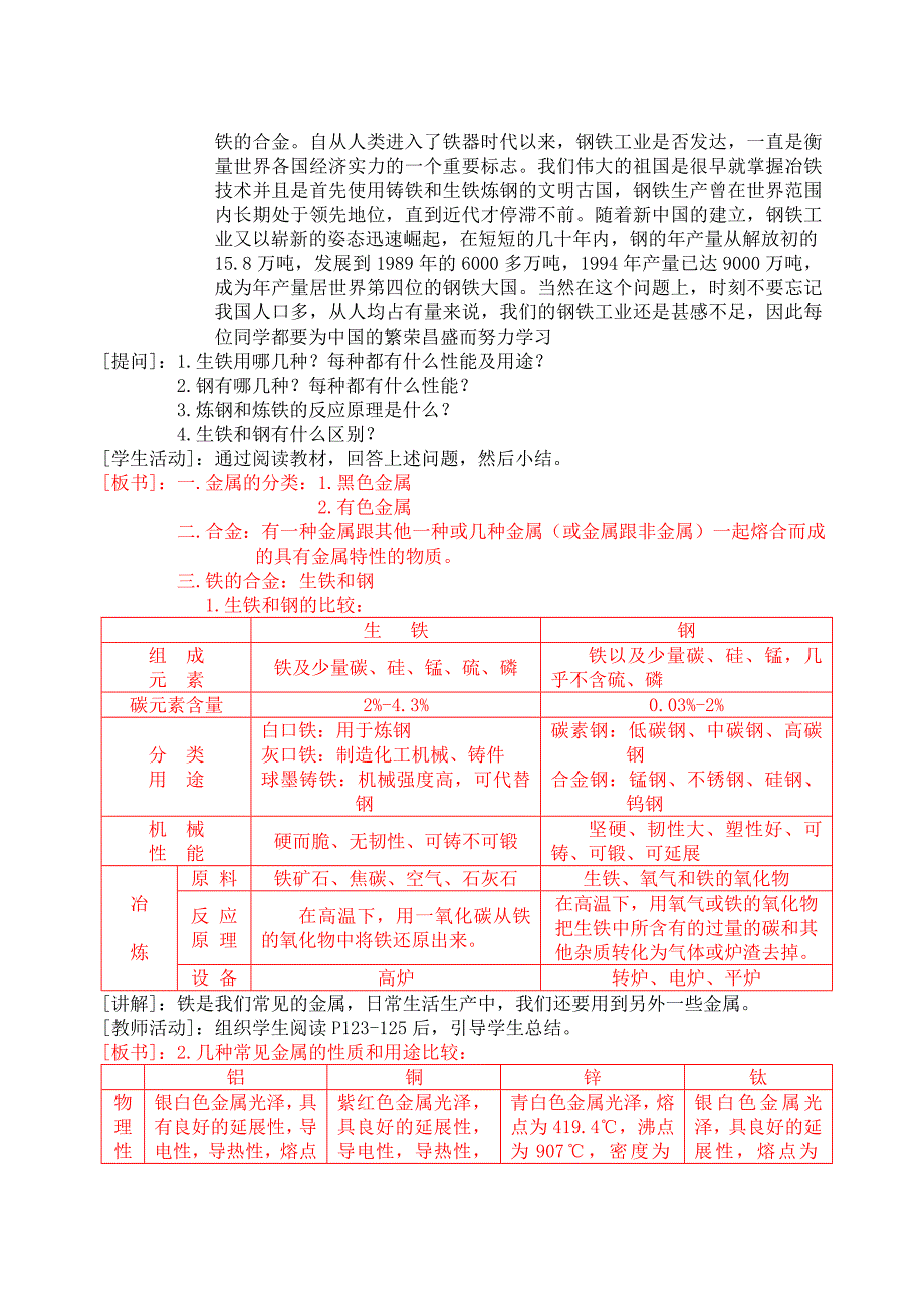 初中化学教案--第六章铁.doc_第3页