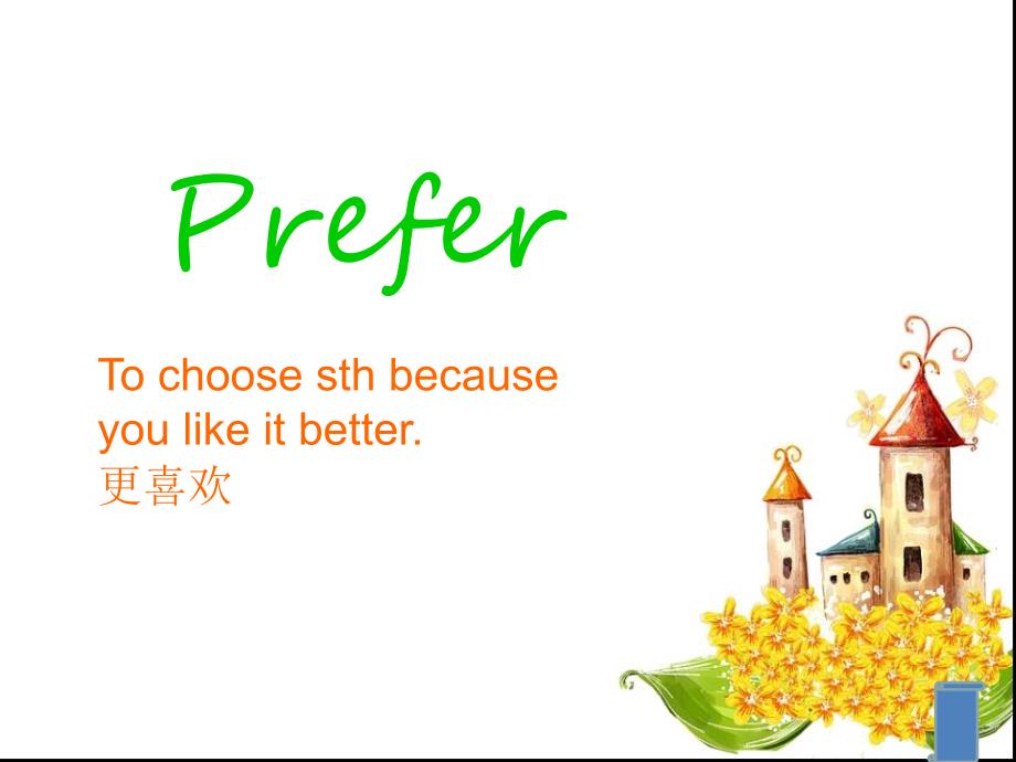 prefer的用法及真题练习.ppt_第1页