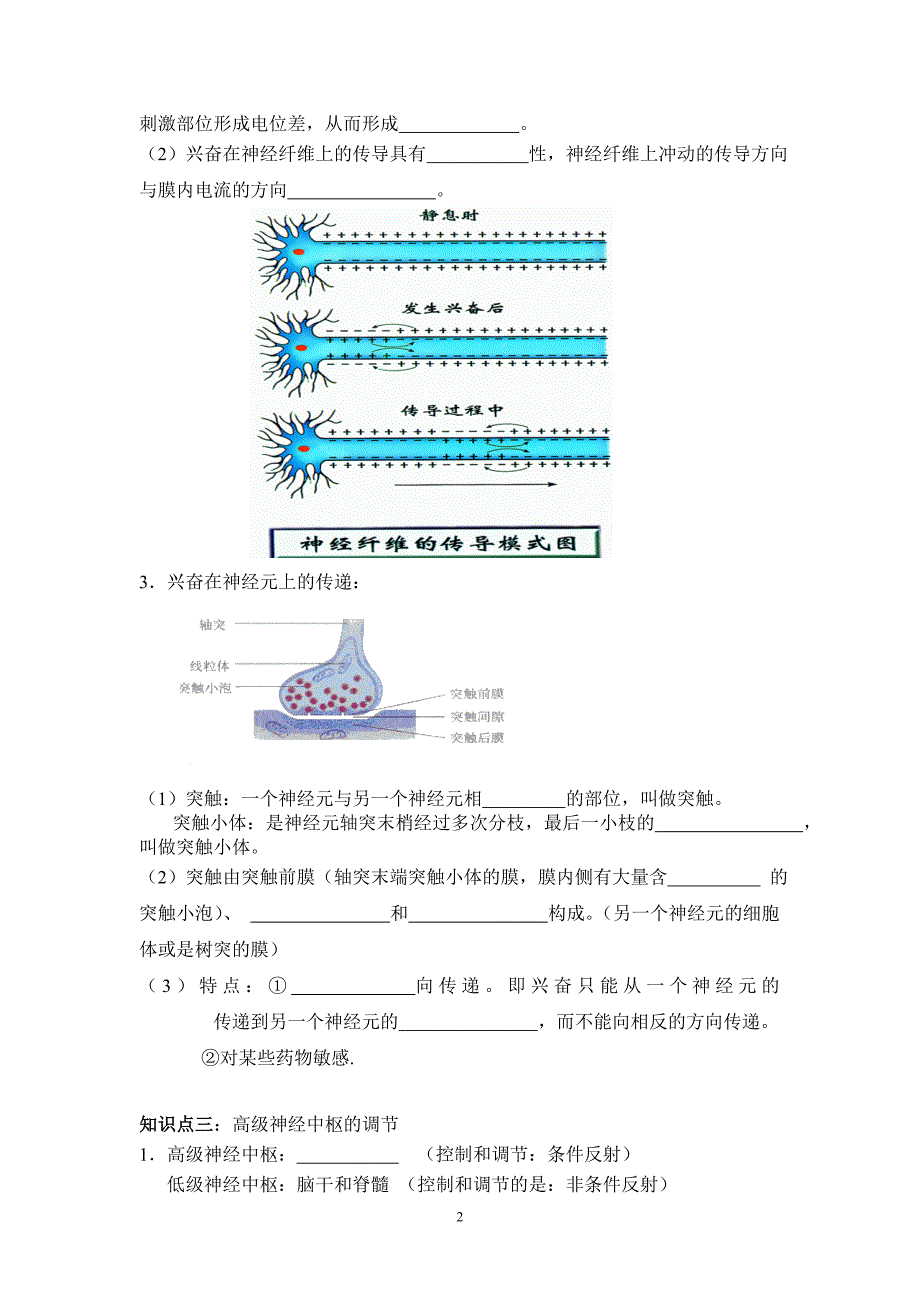 第四章 生命活动的调节 第二节 (2)神经调节.doc_第2页