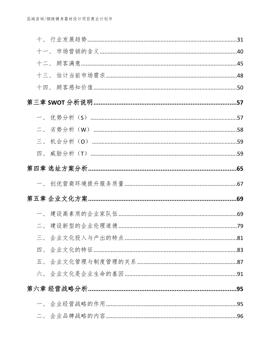 铜陵健身器材设计项目商业计划书模板_第2页