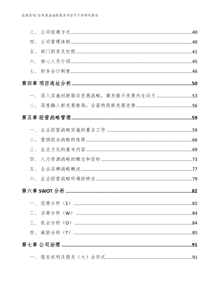 吉林原油油轮服务项目可行性研究报告_第3页