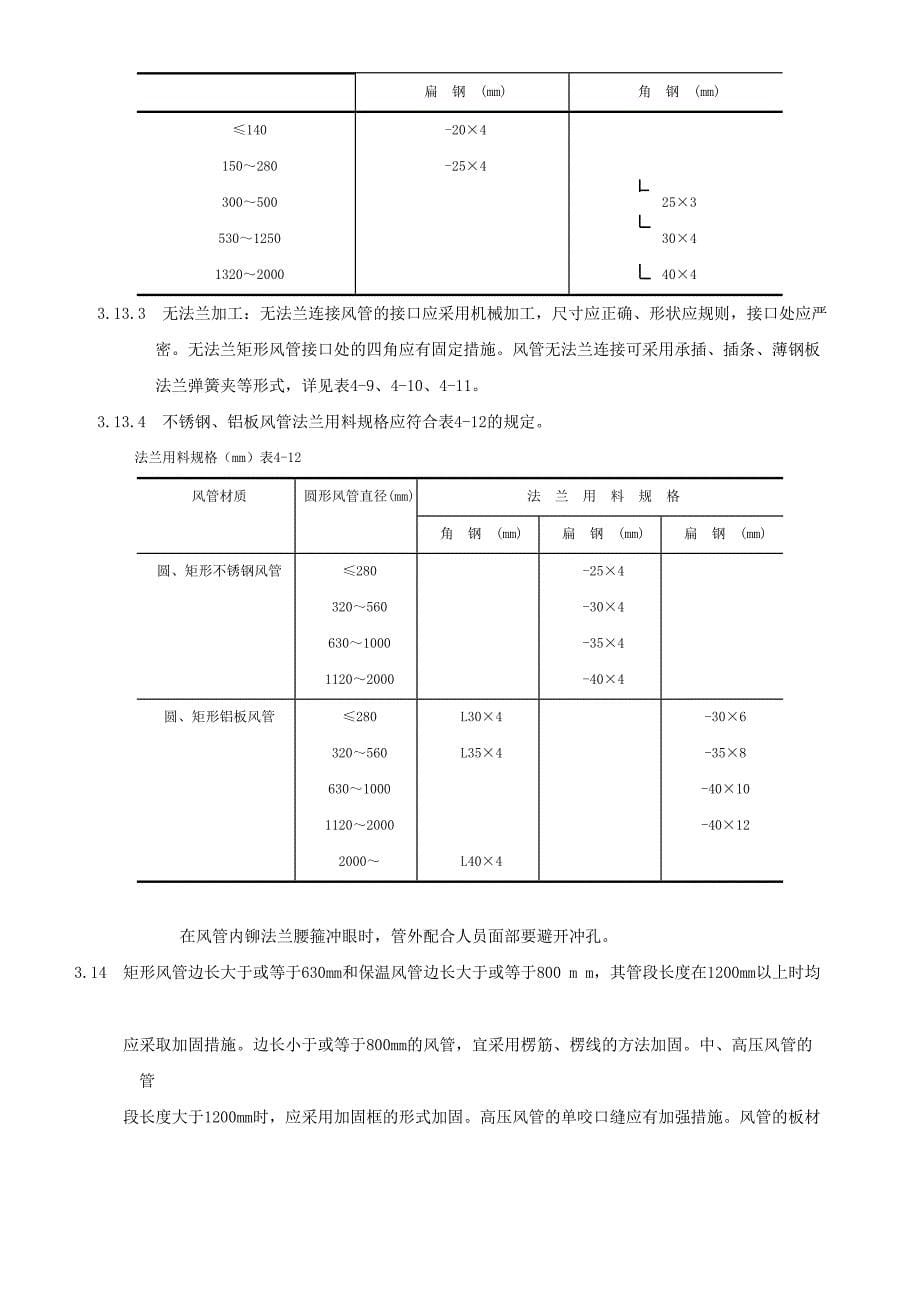 金属风管制作施工工艺_第5页