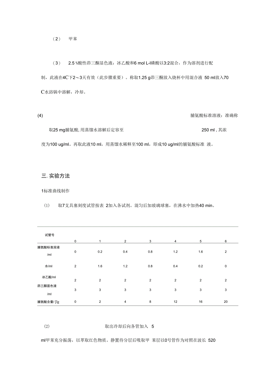 脯氨酸含量的测定_第2页