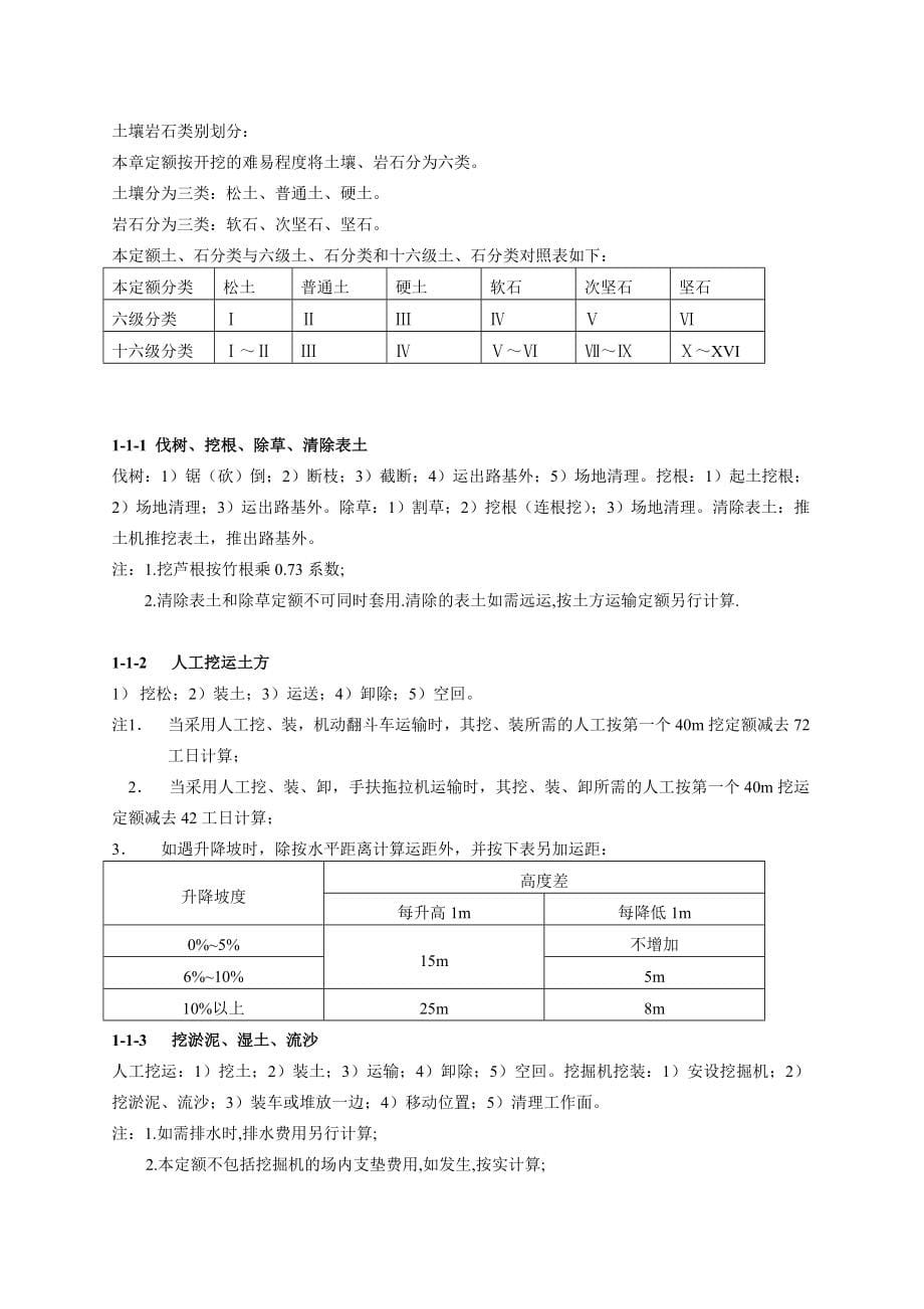 公路工程预算定额_第5页