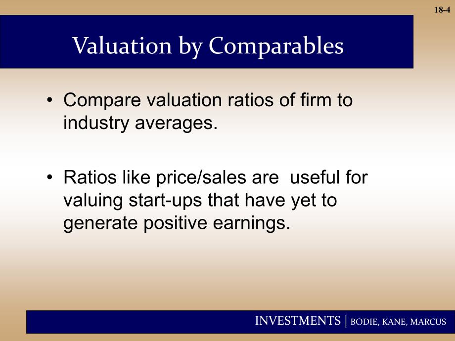 投资学英文课件：Chap018 Equity Valuation Models_第4页