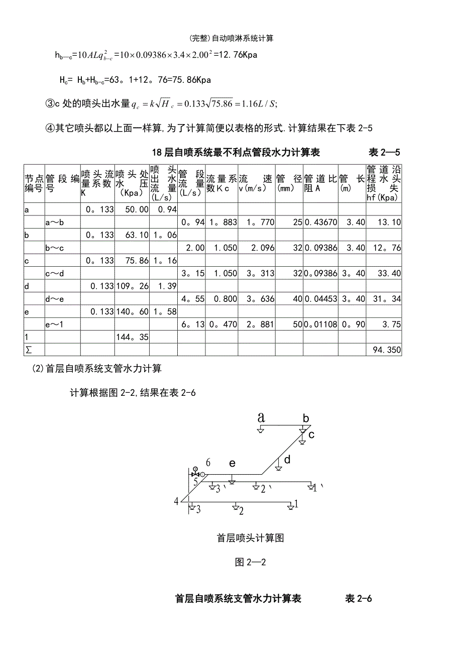 (最新整理)自动喷淋系统计算_第4页