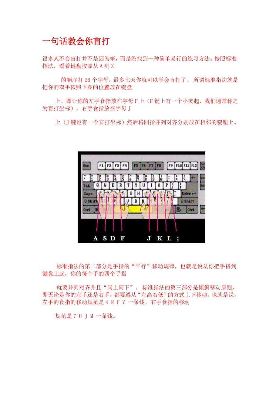 打字常用手法及基础,组合键.docx_第1页