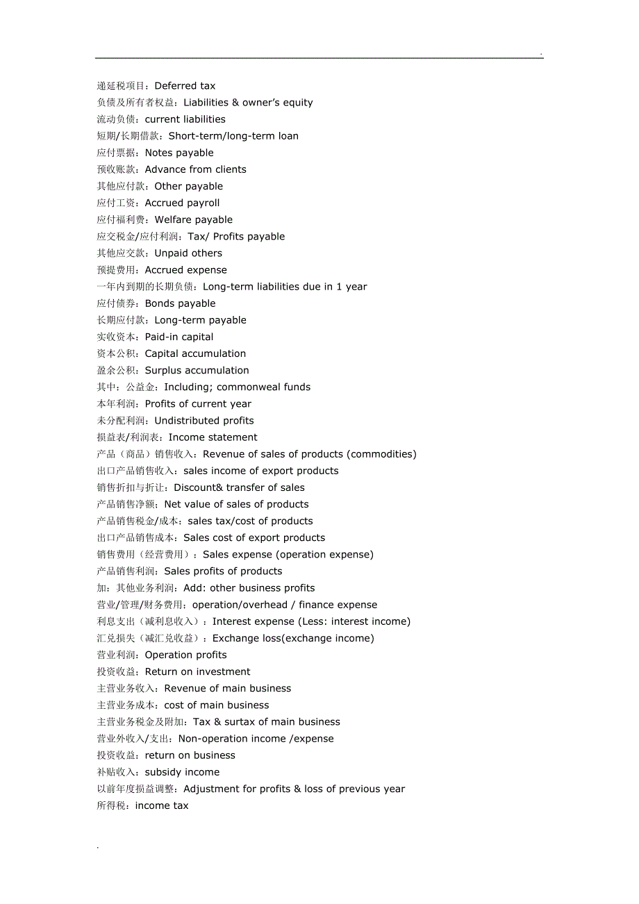 审计、财务常用英文词汇_第2页