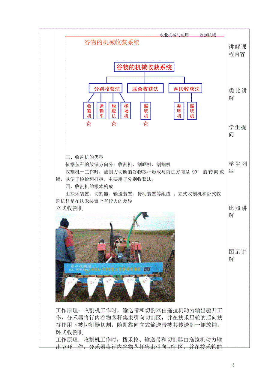 农业机械应用技术教案：第五章-谷物收获机械01.docx_第3页