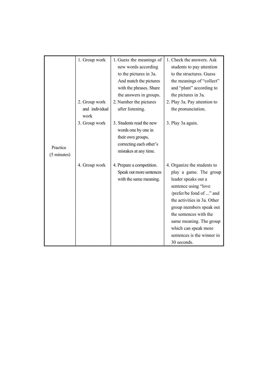 最新仁爱版八年级上册英语Unit3 Topic 1教案设计Section A_第5页