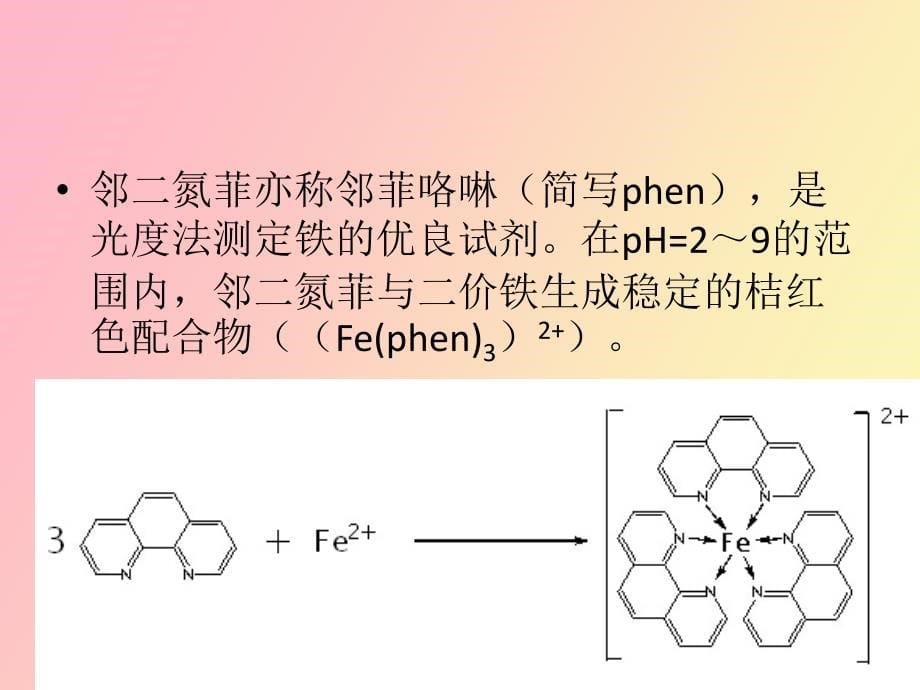 邻二氮菲分光光度法测定微量铁_第5页