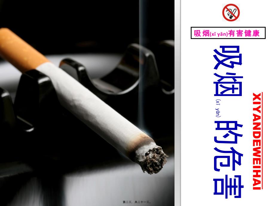 医学专题—吸烟喝酒有害健康_第2页