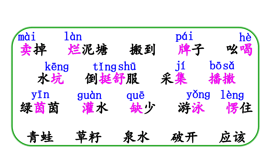 部编版二年级语文下册ppt课件：21-青蛙卖泥塘_第3页