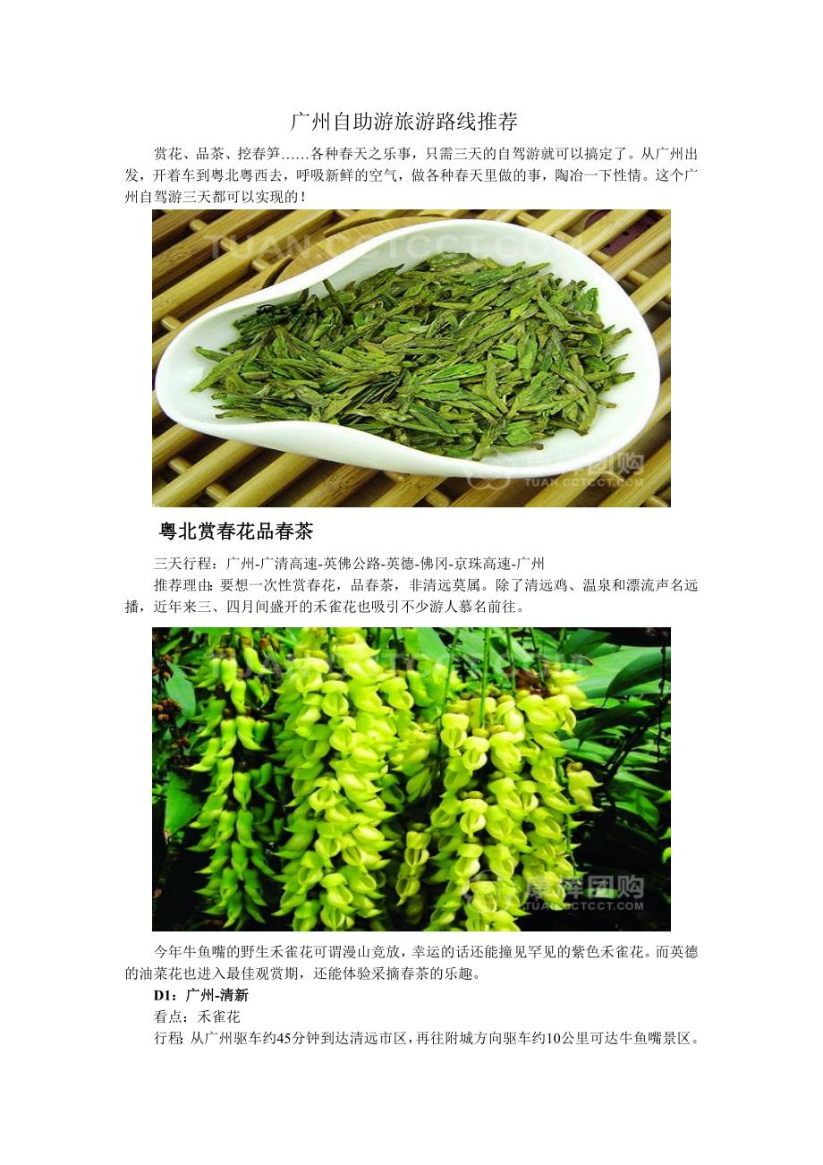 广州自助游旅游路线推荐.doc_第1页