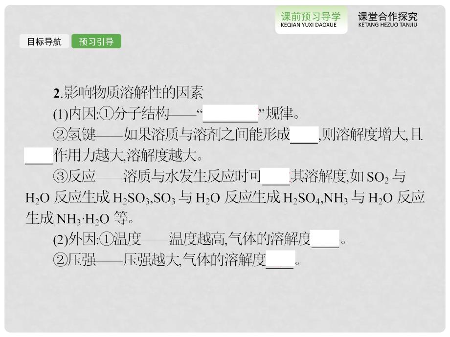 高中化学 2.3.2 溶解性、手性、无机含氧酸分子的酸性课件 新人教版选修3_第4页