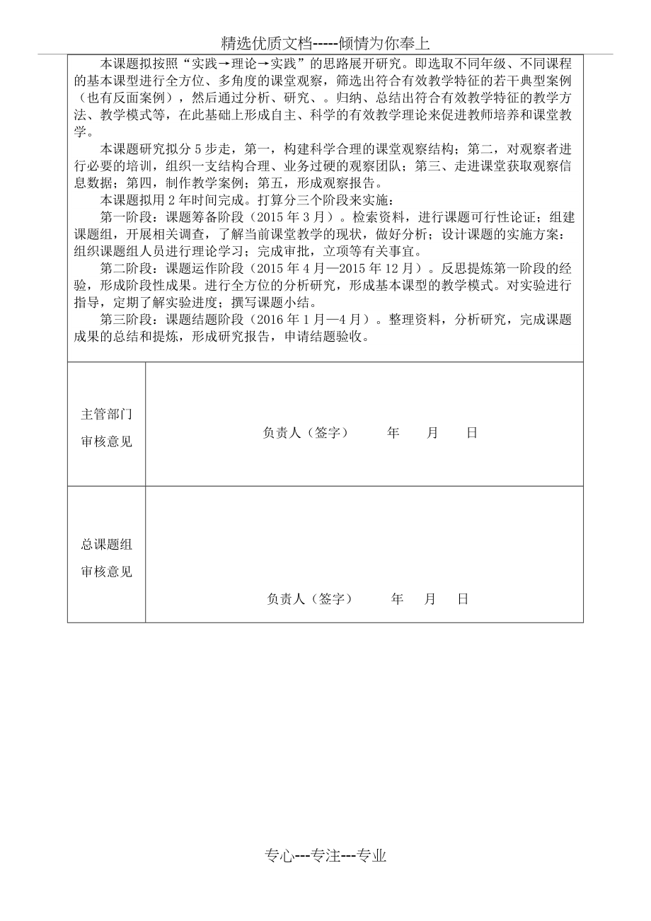 《课堂观察下的有效互动课堂》课题申请书(共53页)_第4页