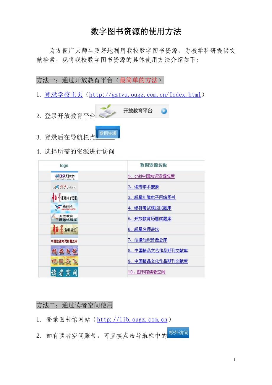 数字图书资源的使用方法.doc_第1页
