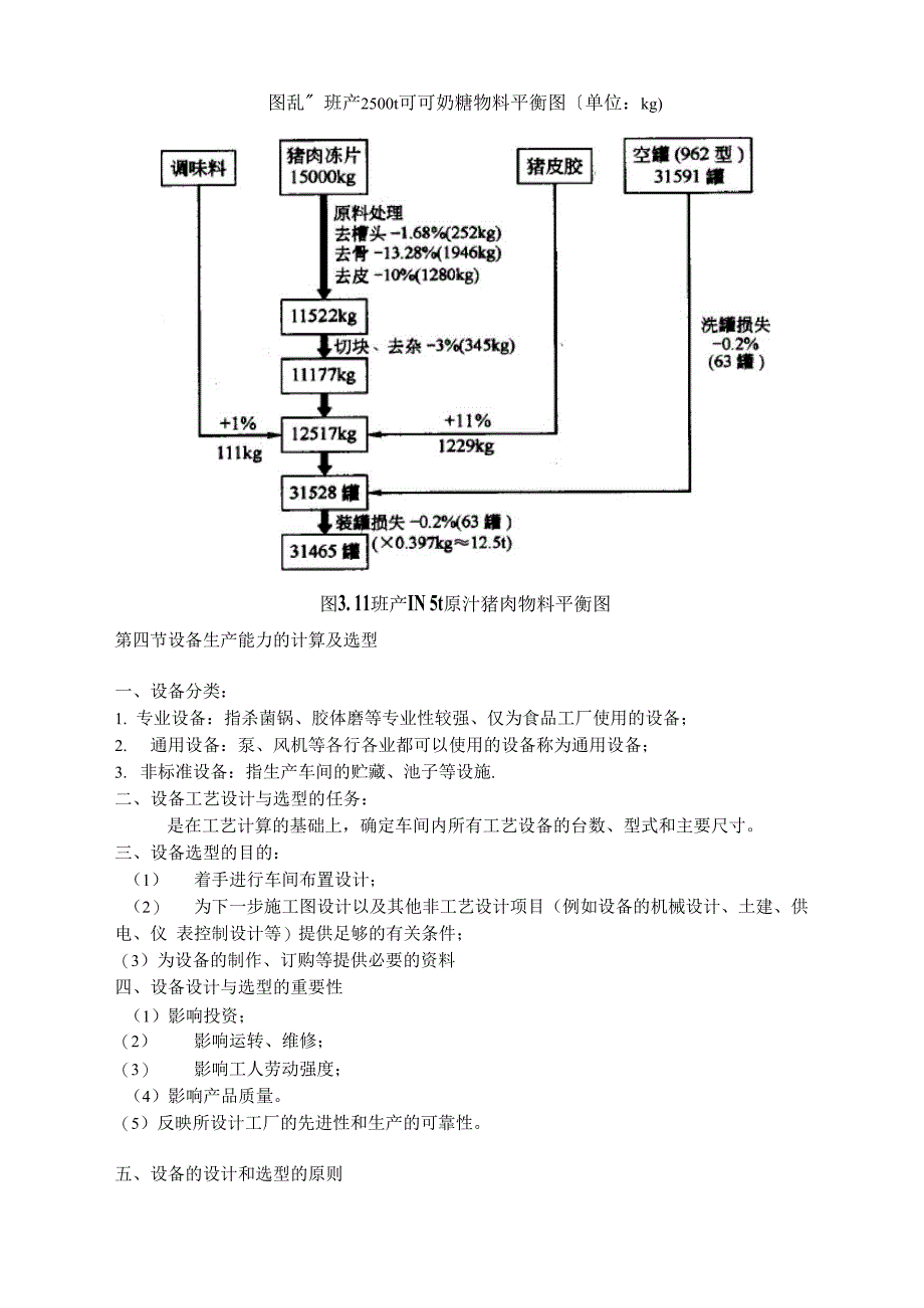 食品工厂设计第三章物料计算_第3页