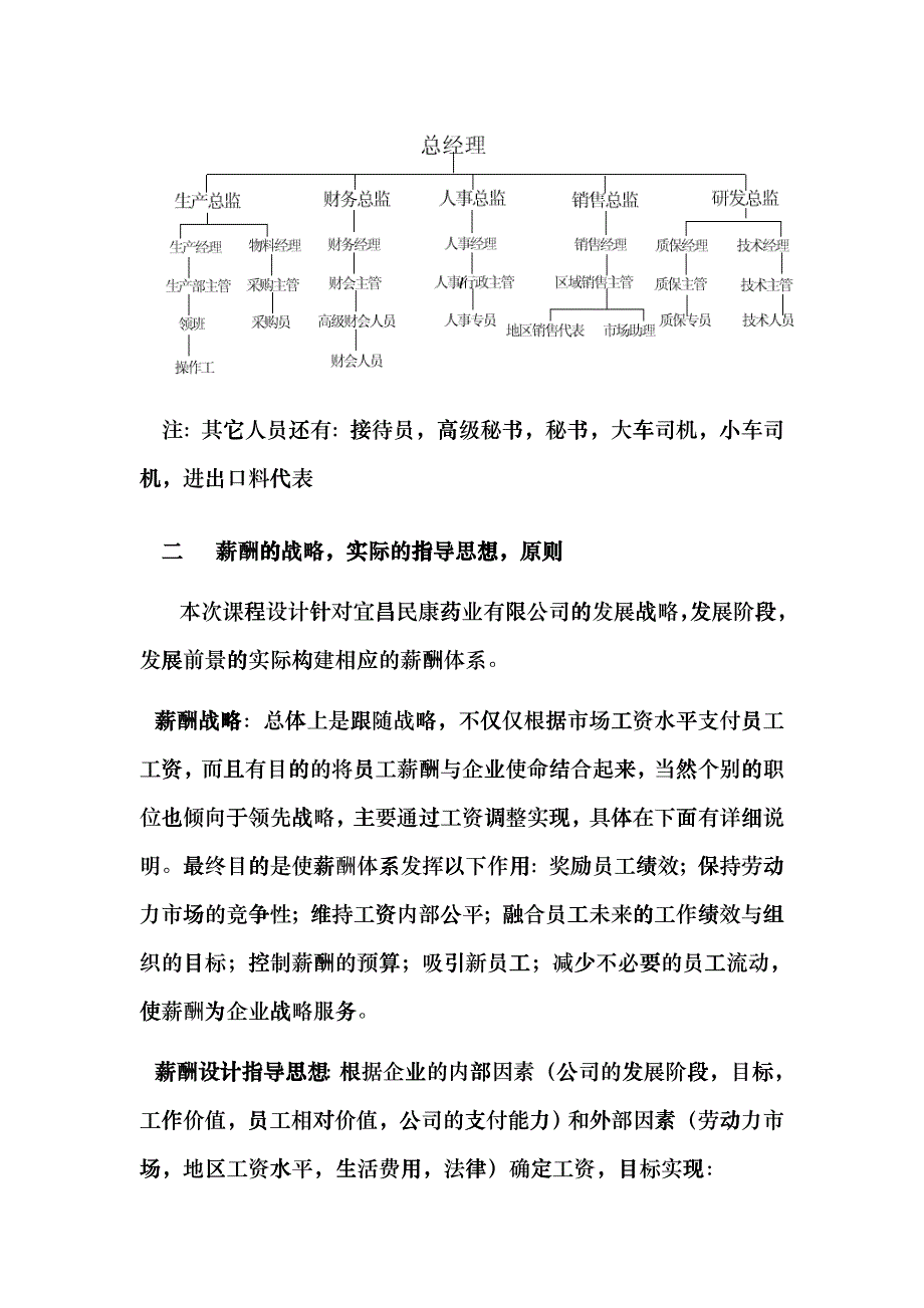 &amp;amp#215;&amp;amp#215;药业有限公司薪酬体系设计(doc12)gar_第3页