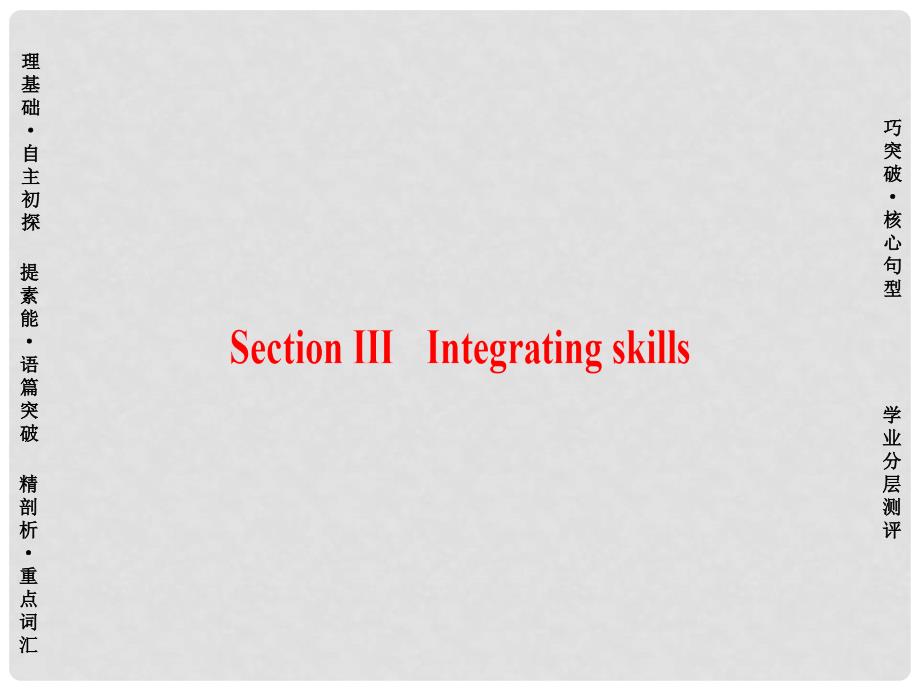 高中英语 Module 2 A Job Worth Doing Section Ⅲ Integrating Skills课件 外研版必修5_第1页