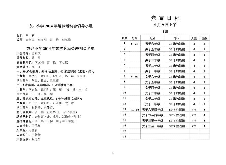 2014年春季趣味运动会轶序册.doc_第2页