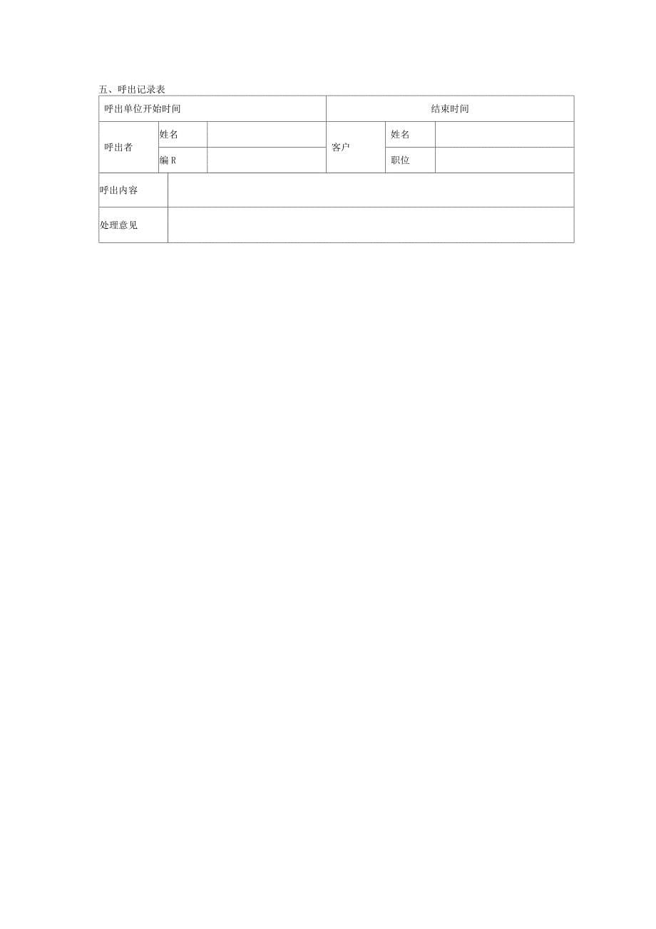 呼叫中心管理管理流程_第5页
