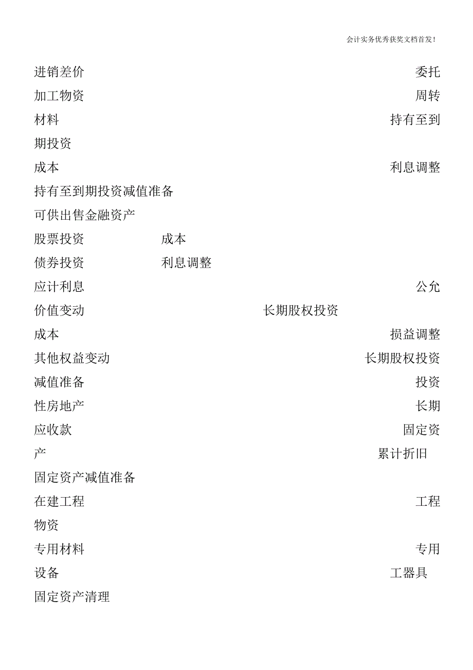 2016最新工业企业会计科目表-会计实务精选文档首发.doc_第2页