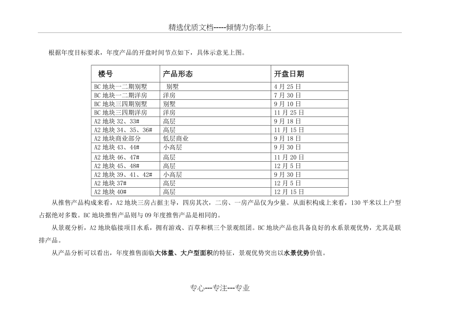 郑开-森林半岛2010年度推广执行方案_第3页