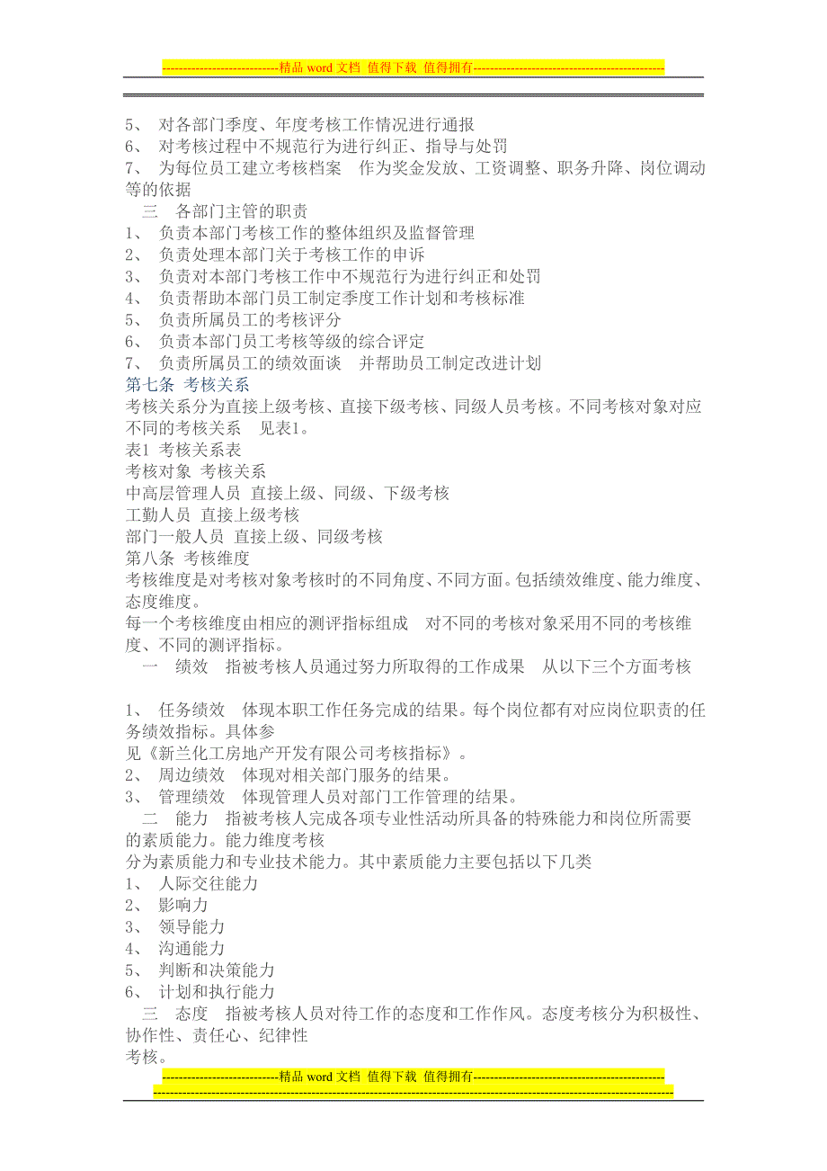 新兰房地产公司员工考核管理办法.doc_第2页