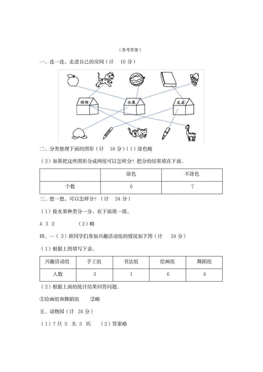 精选最新一年级下册数学第三单元达标金卷A人教新课标(含答案)_中学教育-中考_第4页