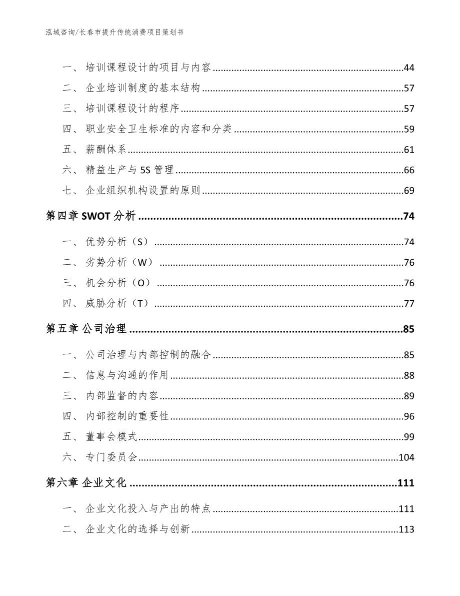 长春市提升传统消费项目策划书范文参考_第3页