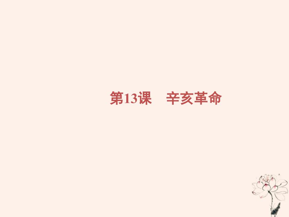 2020年高中历史 第四单元 近代中国反侵略、求民主的潮流 第13课 辛亥革命课件 新人教版必修1_第2页