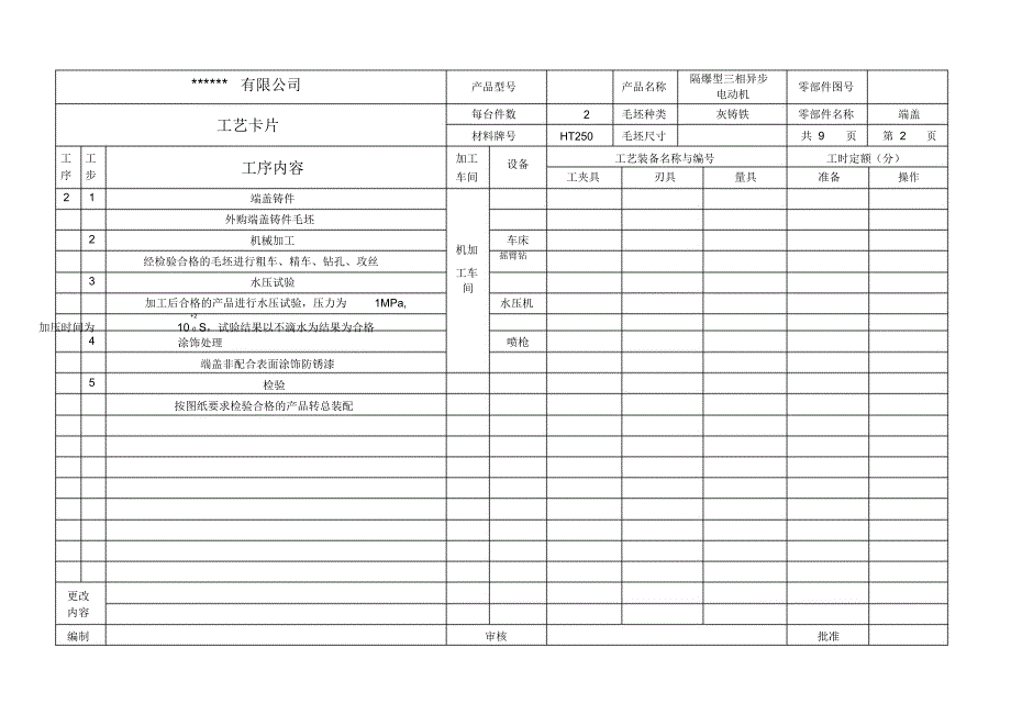 防爆电动机工艺流程简要说明(doc17页)_第5页