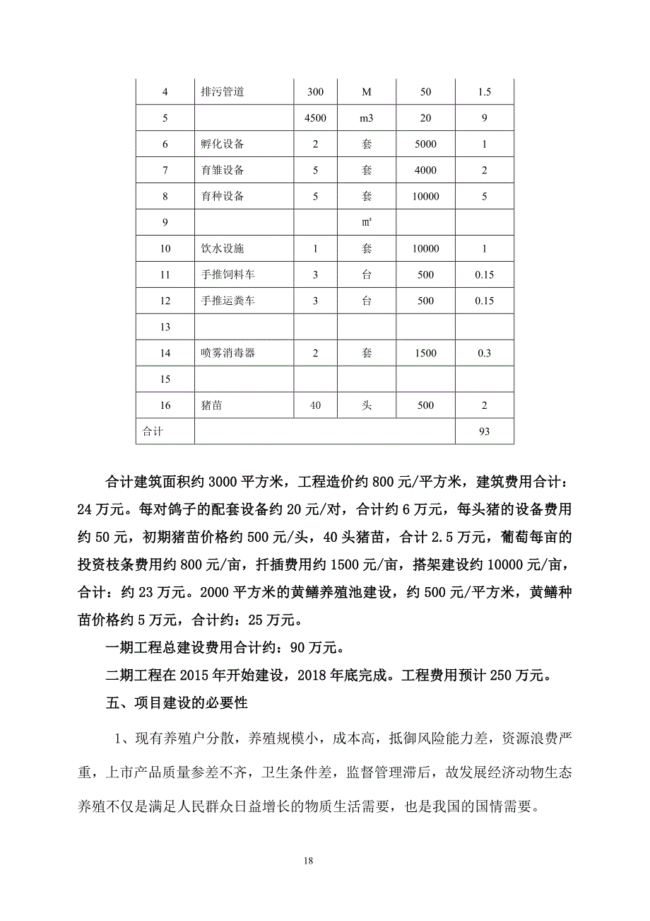 肉鸽生态养殖场综合建设项目可行性方案.doc_第4页