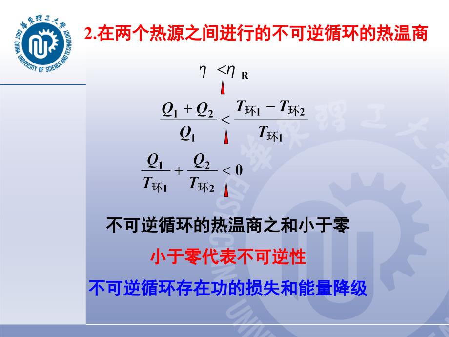 物理化学：2-4 克劳修斯不等式和可逆性判据_第4页