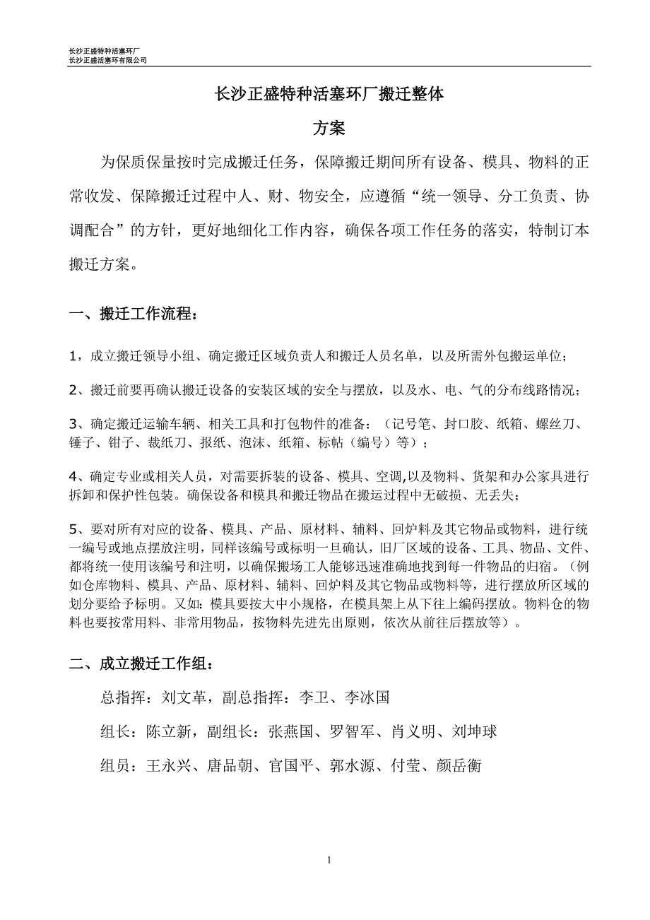 长沙正盛特种活塞环厂搬迁整体.doc_第1页