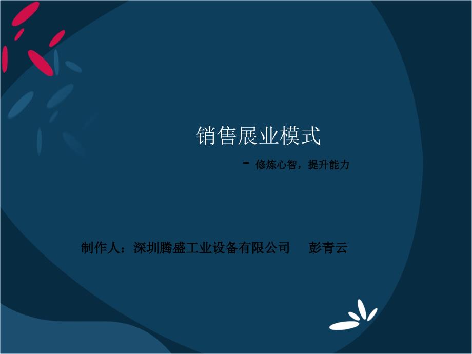 YYYYY销售展业模式.ppt_第1页