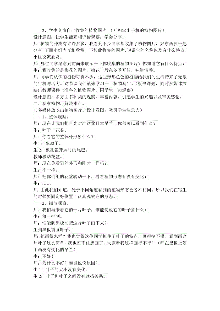 人美版小学四年级下册美术第一课《植物生长》_第3页