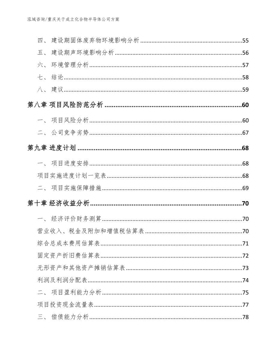 重庆关于成立化合物半导体公司方案【模板】_第5页