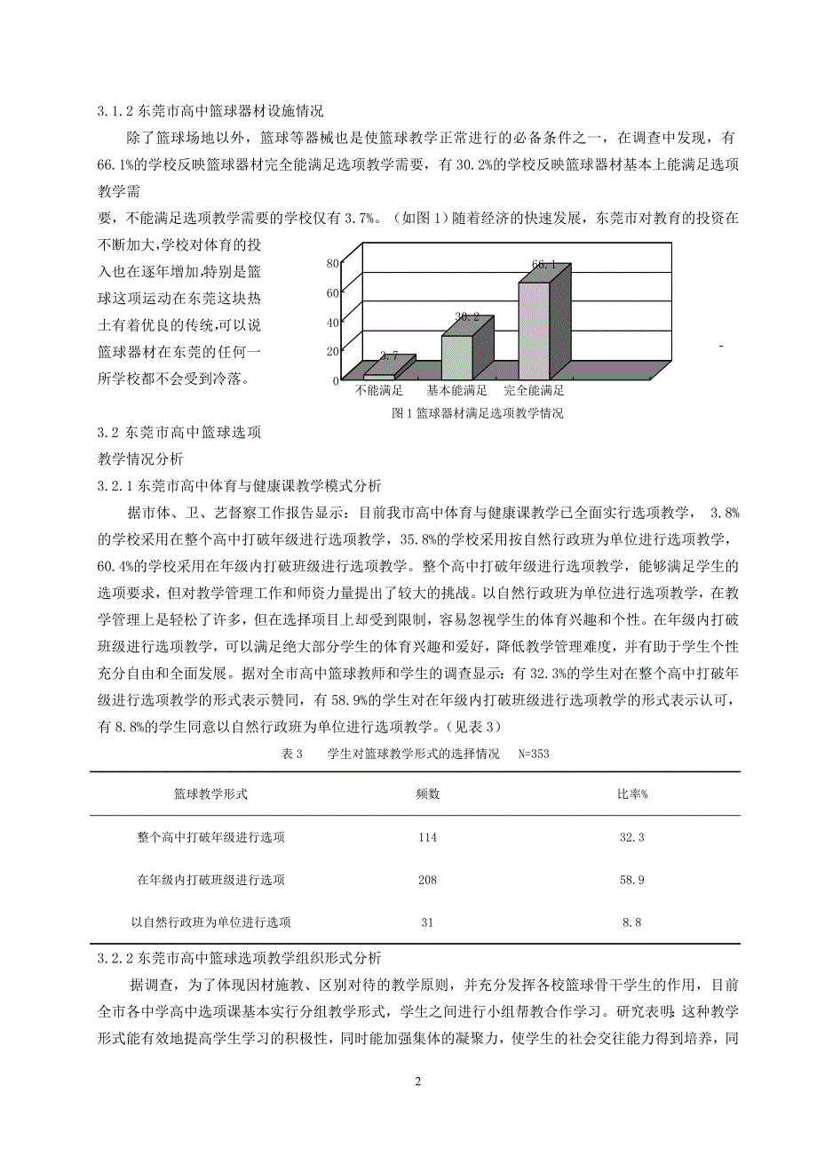 高中篮球选项教学现状调查分析_第3页