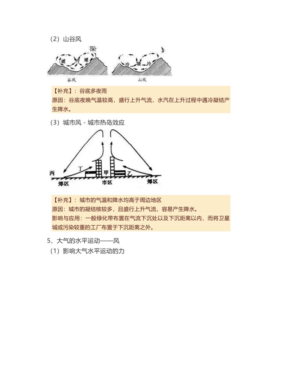 高中地理：热力环流知识点总结_第2页