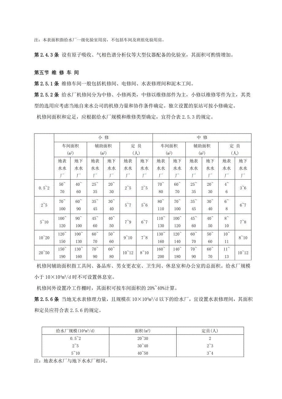 城镇给水厂附属建筑和附属设备设计标准 CJJ 41—91_第3页