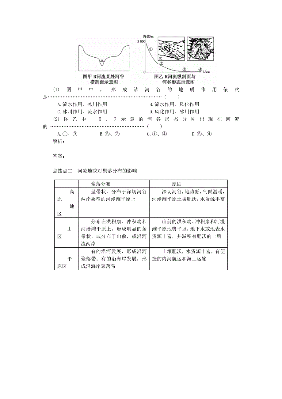 2014届高三地理一轮复习讲练_必修一_第四章_地表形态的塑造第三节_河流地貌的发育(13页)word版含详解_第3页