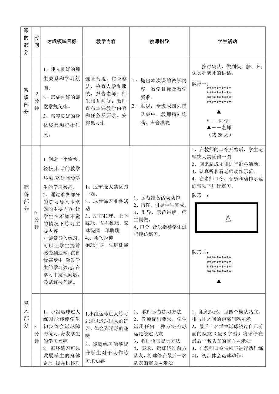 足球教学优质课教案.doc_第2页