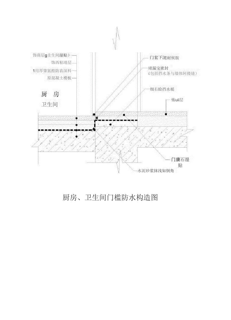 住宅全装修房防水专项施工方案样本_第5页