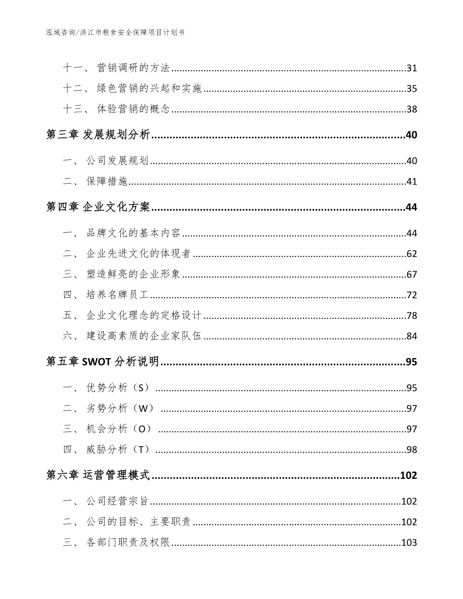 洪江市粮食安全保障项目计划书【模板】_第2页