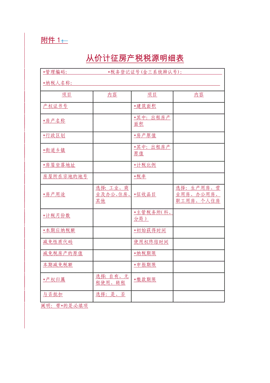 筑地税函{}721数据采集表_第1页